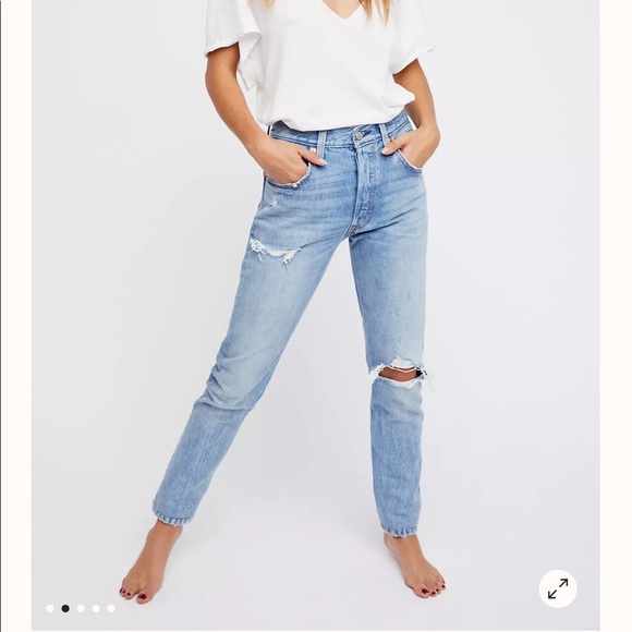 Free People Denim - Free people ripped jeans